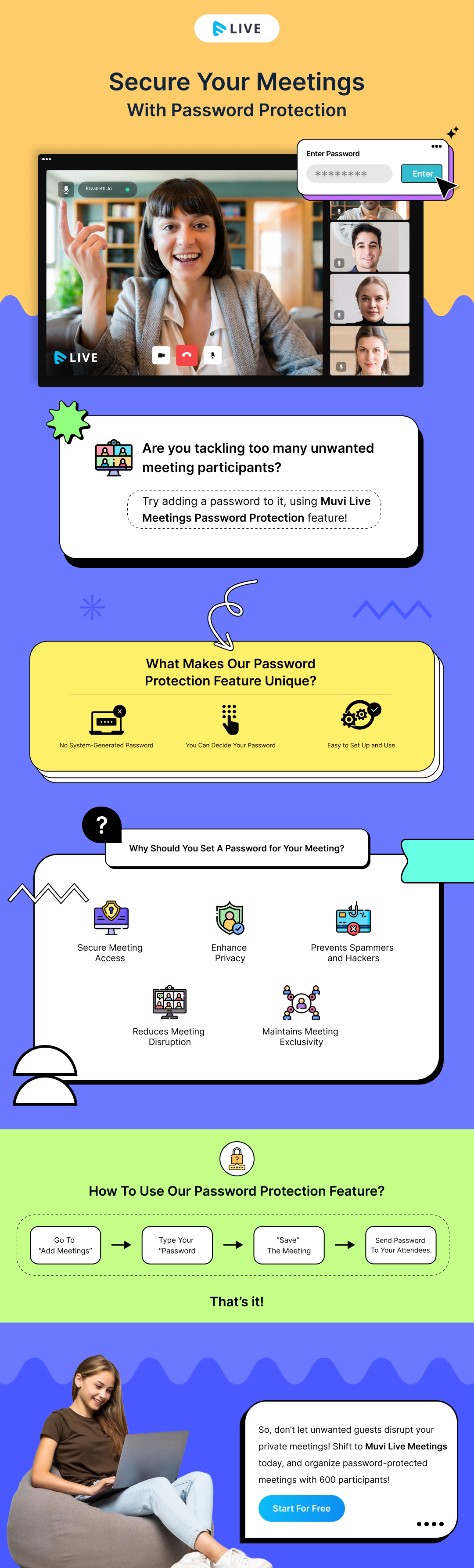 Secure Your Meetings With Password Protection