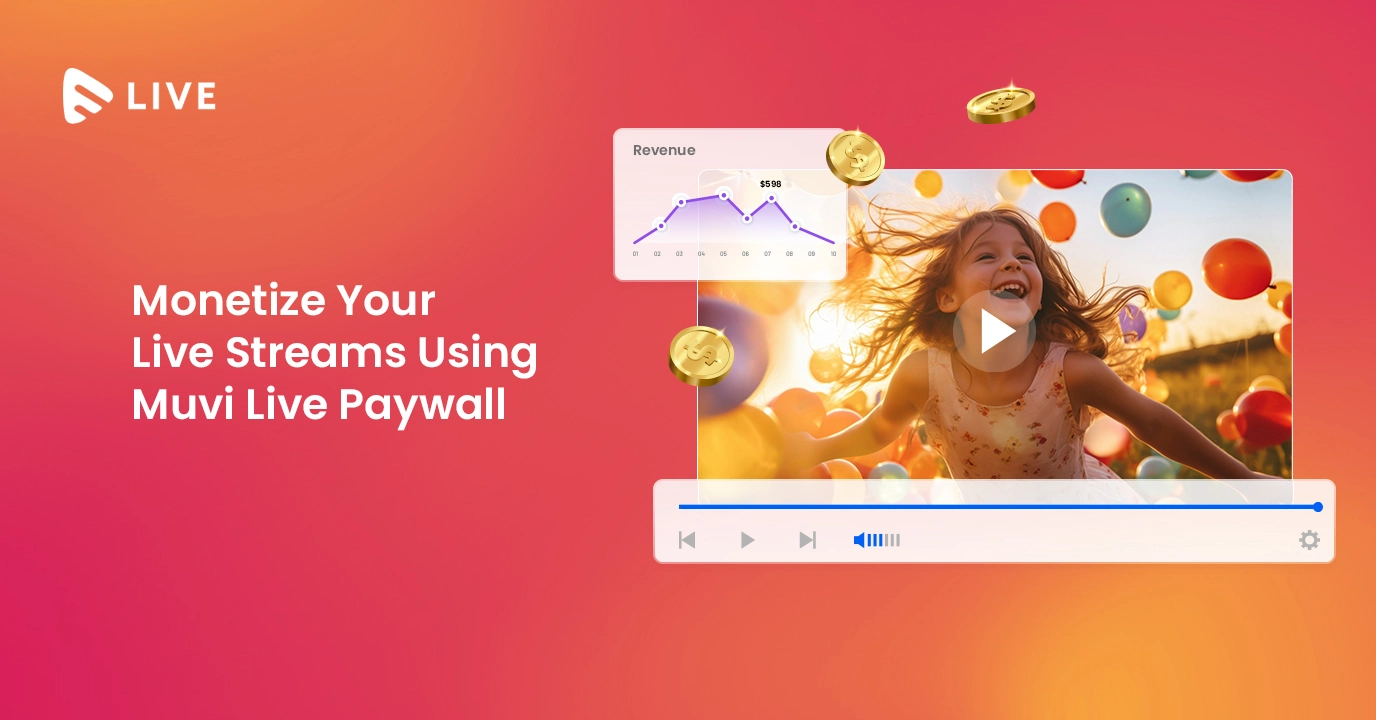 Monetize Your Live Streams Using Muvi Live Paywall
