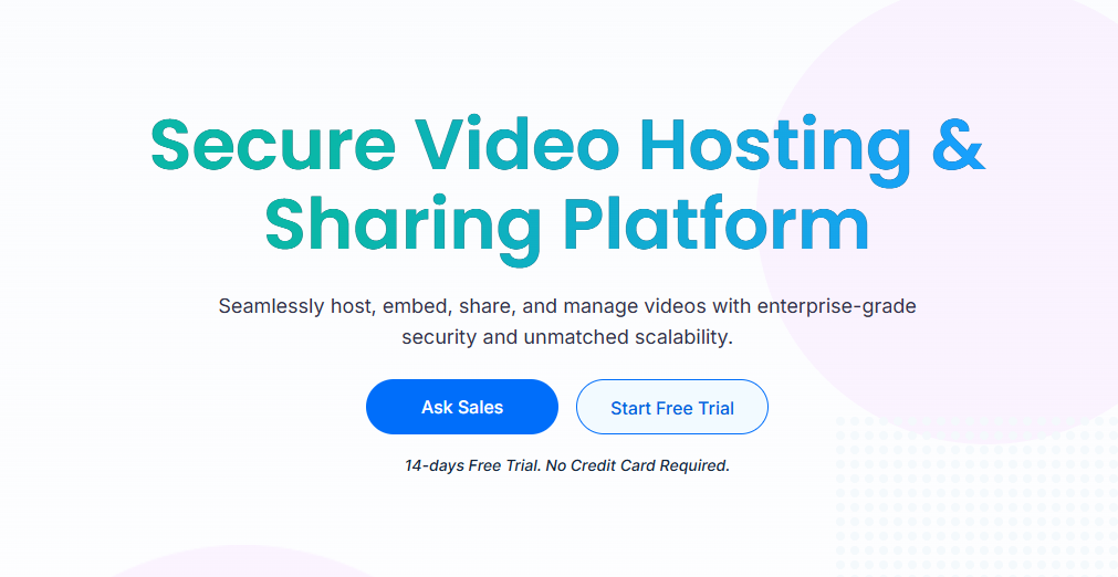 secure enterprise video portal