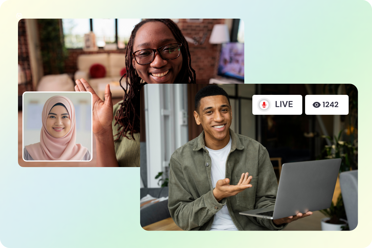 Live Stream Events, Webinars & Conduct Virtual Meetings