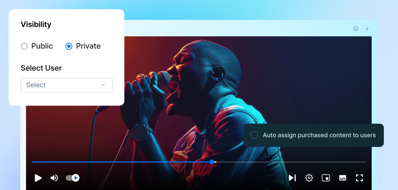 Private Content and Private Playlists for More Intentional Access