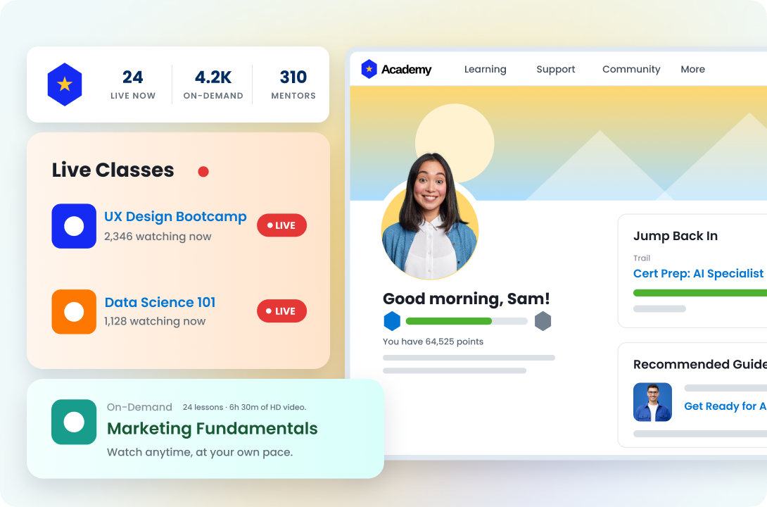 Live Classes, On Demand_