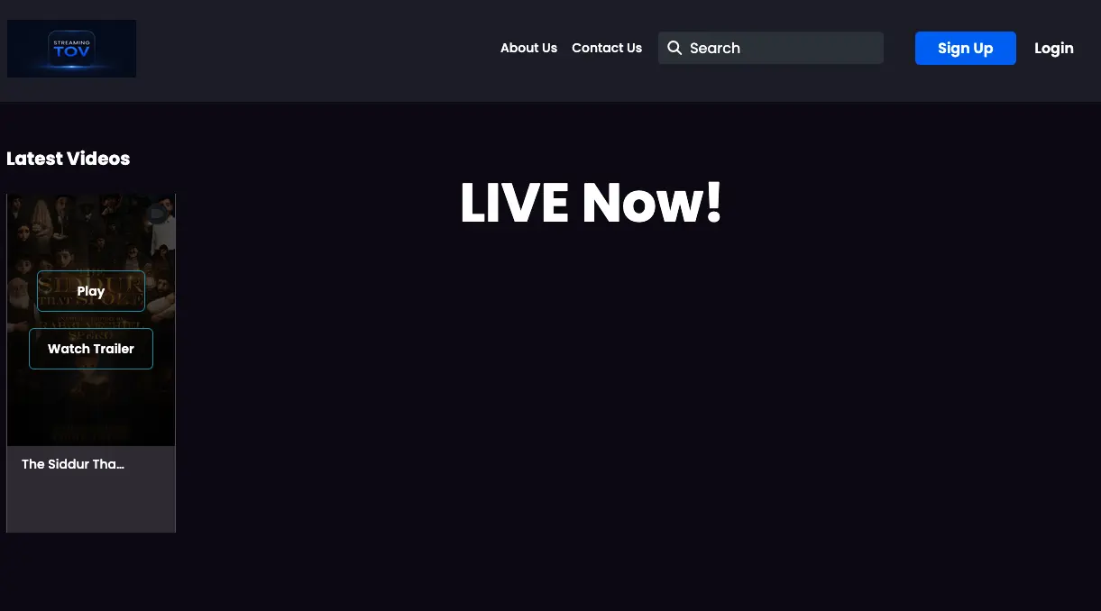 StreamingTOV Brings Faith Based Pay-Per-View Jewish Storytelling to Global Audiences
